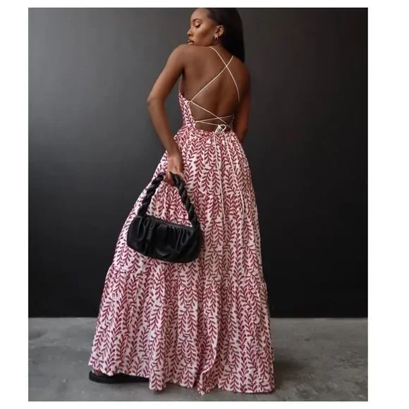 Mango | Dresses | Mango Embroidered Open Back Dress New | Poshmark